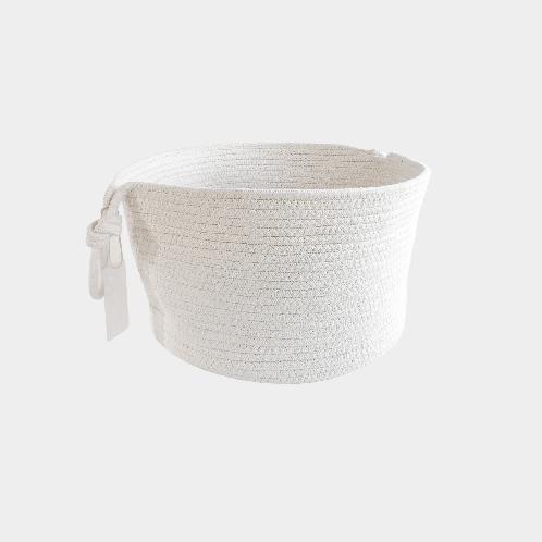 full image White cotton Basket