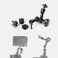 detail image1 Konova 4.2" Articulating Magic Arm Hotshoe LED Monitor holder